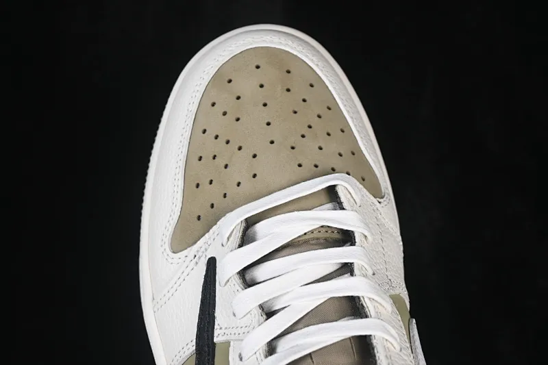 All categories Air Jordan Jordan series basketball shoes Air Jordan 1 Low ZG version Travis Scott x Air Jordan 1 Low OG AJ1 Joe 1 undercut low top full head layer FZ3124-200